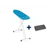 Asse da stiro Leifheit Air Board L Solid Shoulder 130 x 38 cm, regolabile in altezza 76–100 cm, tasca, bianco