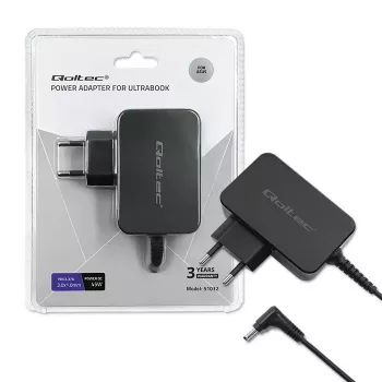 Alimentatore Qoltec 51032 45W per interni nero per laptop