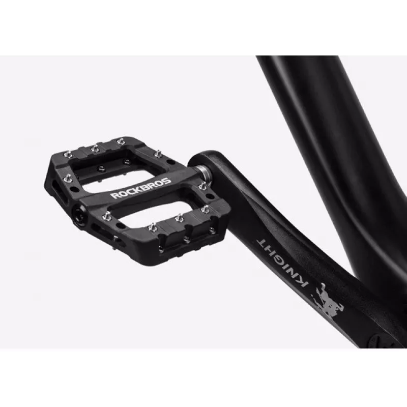 Rockbros 2017-12CBK set pedali per bicicletta in nylon - nero