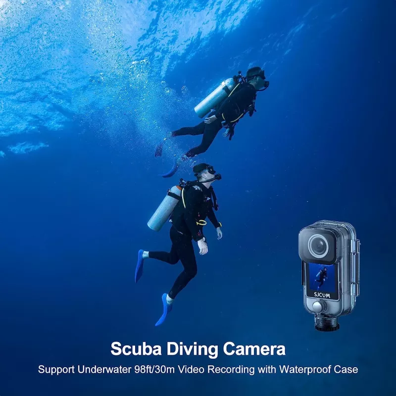 Action cam SJCam C300 4K 30fps, design compatto impermeabile