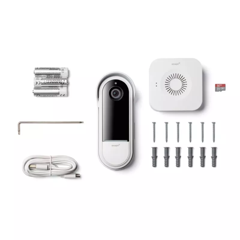 Campanello con gong Omajin by Netatmo OVD-01-EU nero bianco