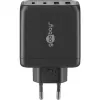 Goobay 64817 caricabatterie per dispositivi mobili cuffie - smartphone - tablet nero AC ricarica rapida per interni (64817)