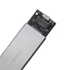 Case in alluminio QOLTEC 51833 per SSD M.2, SATA su USB 3.0, supporta fino a 2 TB