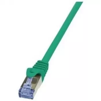 LogiLink PrimeLine CAT 6A S/FTP PiMF cavo patch CQ3075S, 5 m, verde