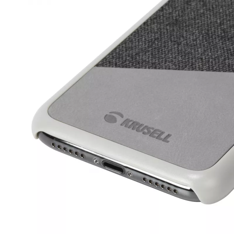 Cover Krusell Tanum iPhone XS Max 16,5 cm grigio