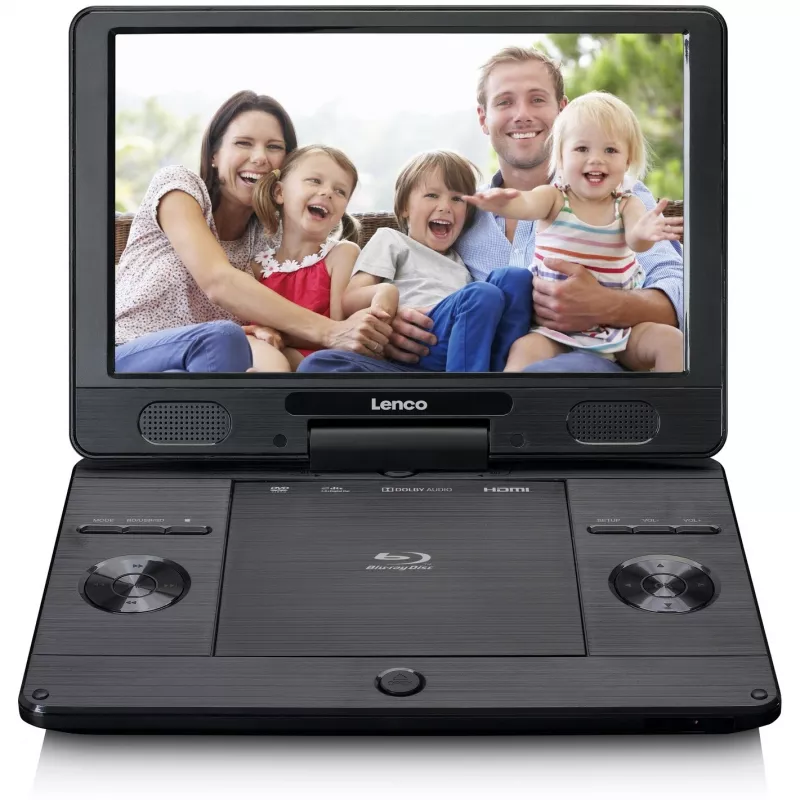 Lenco BRP-1150BK - lettore Blu-ray - portatile - display: 29,5 cm (11,5 pollici) - nero