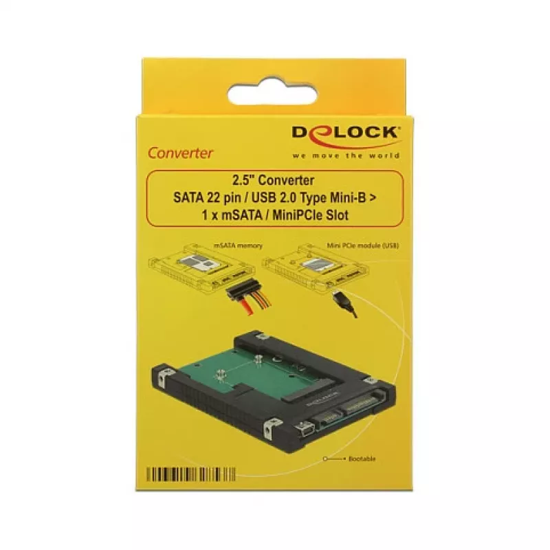 Adattatore interno SATA USB 2.0 DeLOCK 62853