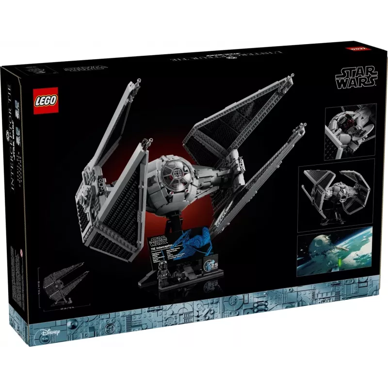 LEGO Star Wars Intercettore TIE modello 75382 — kit caccia stellare dettagliato, 1931 pezzi, 18+