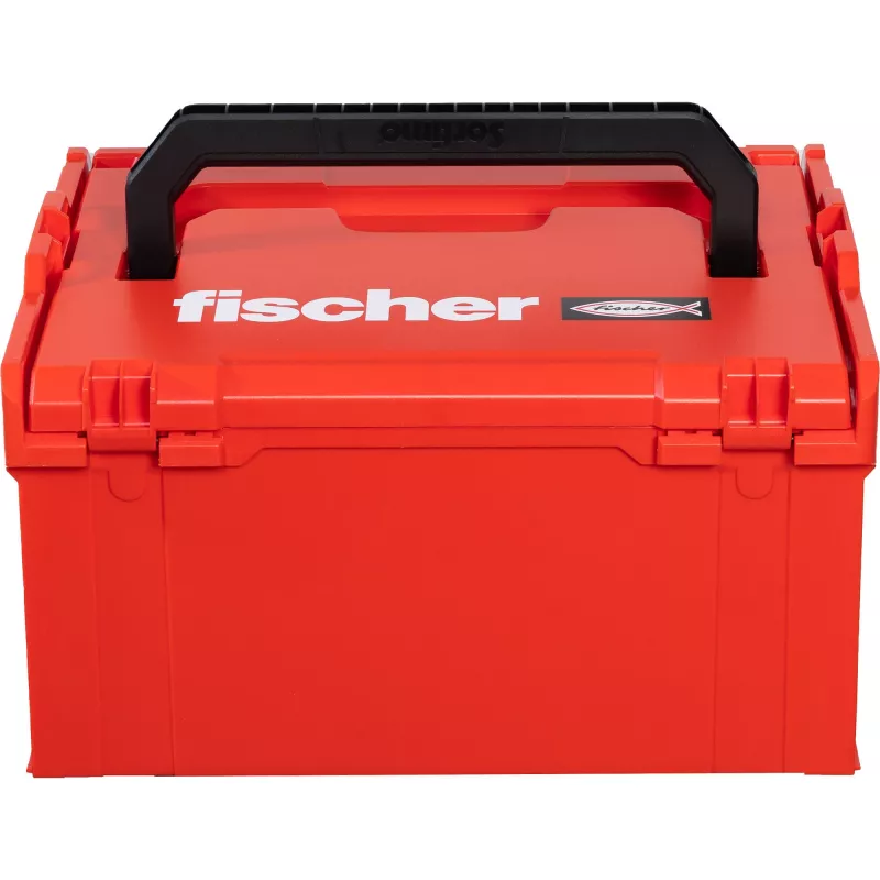 Toolbox FISCHER L-BOXX FLB 238 vuota, rossa/nera, custodia modulare per il deposito
