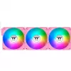 Ventole per case Thermaltake CT120 EX ARGB 120mm rosa confezione da 3
