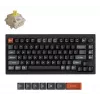 Tastiera meccanica Keychron V1 Ultra 8K — formato 75%, QWERTY, Bluetooth, RGB, nero