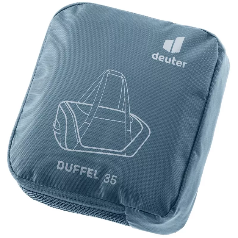 Borsa da viaggio DEUTER Duffel 35 atlantic-ink — capacità 35 L, fondo impermeabile, maniglie