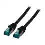 EFB-Elektronik Cavo patch RJ45 Cat.6A S/FTP LSZH nero 5m Produttore: EFB Elektronik (MK6001.5B)