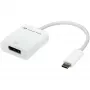 Adattatore USB, connettore maschio USB-C > connettore femmina DisplayPort (bianco, 11 cm)