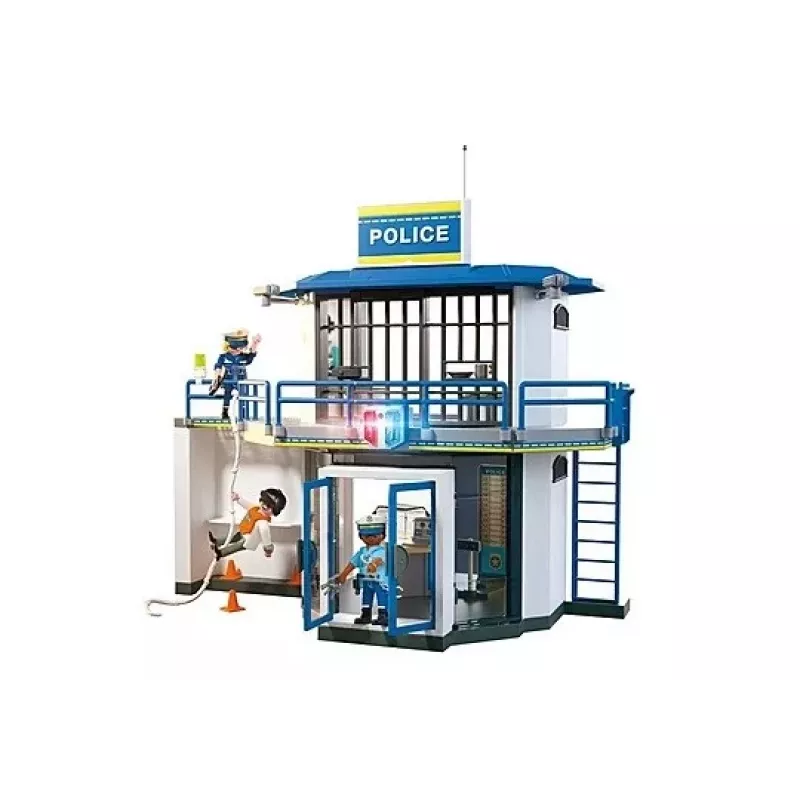 Playmobil Action Heroes 71874 stazione di polizia con sala interrogatori