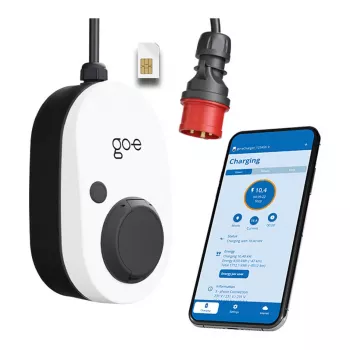go-e Gemini flex 2.0 nero bianco wallbox 11000W Type 2