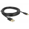 Cavo USB DeLOCK 85209 USB 2.0 3 m USB A USB C nero