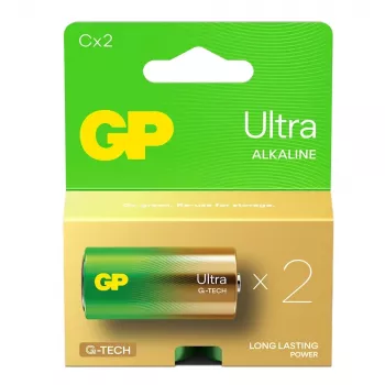 Batterie alcaline LR14 /C GP Ultra 2 pezzi