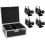 Spotlight EUROLITE THA-20PC TRC 4x 20W — faretto teatrale LED con 4 moduli da 20W RGB o luce bianca