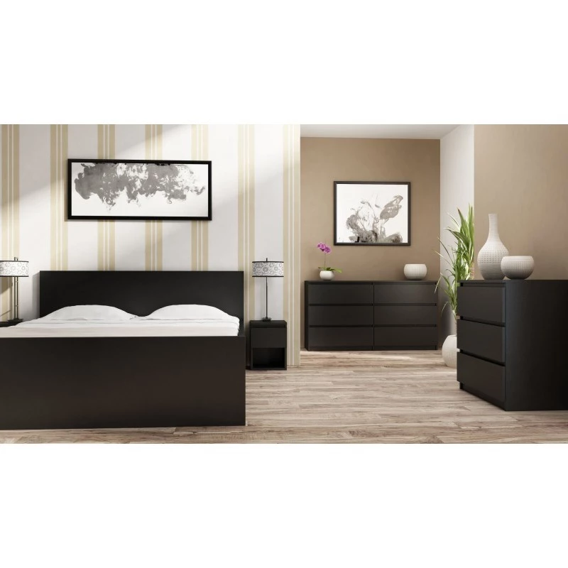 Top E Shop M3 cassettiera, nera