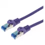 Cavo di rete LOGON SSTP Cat5e viola 1 m (TCR55SS010V)