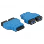 Hub USB 3.0 DeLOCK 65670 nero blu