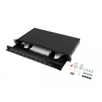 Cassetta di distribuzione in fibra ottica LANBERG FOP1-12SS-LDB — 12x SC Simplex, 12x LC Duplex