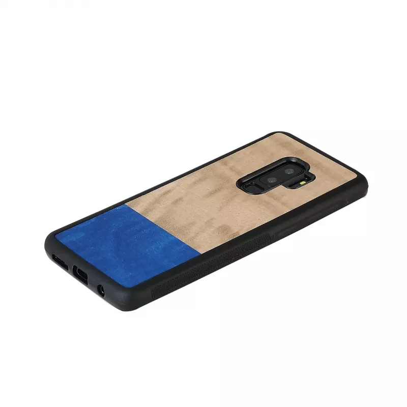 Custodia per smartphone man and wood per Galaxy S9 Plus — nero colombaccio