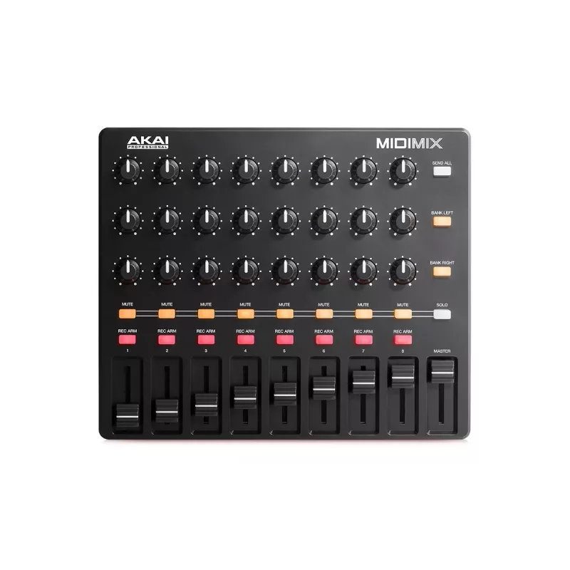 Controller MIDI Akai MidiMix 3 canali nero rosso