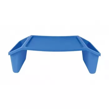Tavolino da letto / vassoio blu