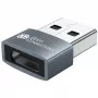 Good Connections adattatore USB 2.0 connettore maschio A su USB-C connettore femmina case in alluminio grigio (USB-AD203)