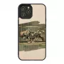 Custodia per cellulare Man and Wood per iPhone 12 / 12 Pro — motivo toro bianco