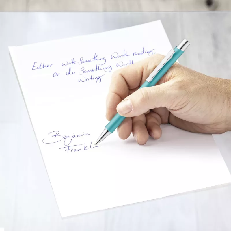 Staedtler elance 421 45 penna a sfera a scatto, beige oro, inchiostro blu