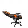 Sedia da gaming GEMBIRD GC-SCORPION-04X nero-arancio design ergonomico, seduta regolabile, schienale alto