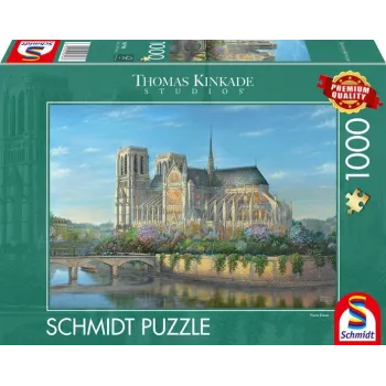 Thomas Kinkade Studios: Notre Dame, puzzle 1000 pezzi