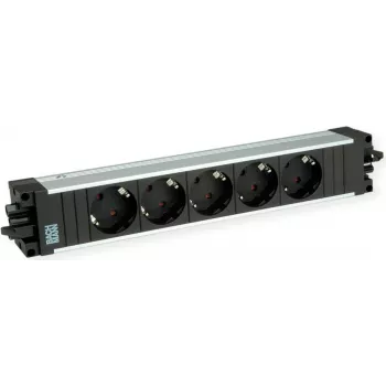 Bachmann STEP ALU 906.19145 multipresa, 5x prese CEE 7/3, GST18