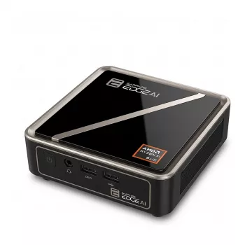 Mini PC barebone Sapphire EDGE AI 370 4H020-02-40G con AMD Ryzen AI HX 9 370 e AMD Radeon 890M