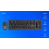 Tastiera e mouse Savio KB-03 per ufficio/casa USB QWERTY US inglese nero