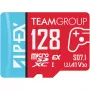 Scheda microSDXC Team Group APEX SD7.1 128 GB (MicroSD Express, rosso/blu)