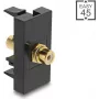 DELOCK adattatore accoppiatore RCA (Cinch), femmina-femmina dorato – modello 90956
