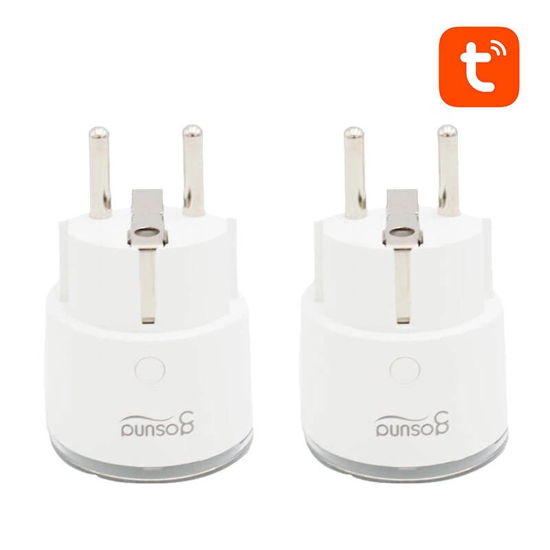 Presa smart WiFi Gosund SP111 3680W 16A, Tuya confezione da 2