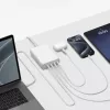Belkin BoostCharge Pro caricabatterie da parete GaN USB-C a 4 porte da 200 W, bianco (WCH015VFWH)