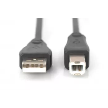 Digitus ASSMANN - cavo USB - USB Type-A, 4 poli (M) - USB Type-B, 4 poli (M) - 1 m (USB / Hi-Speed USB) - nero (AK-300105-010-S)