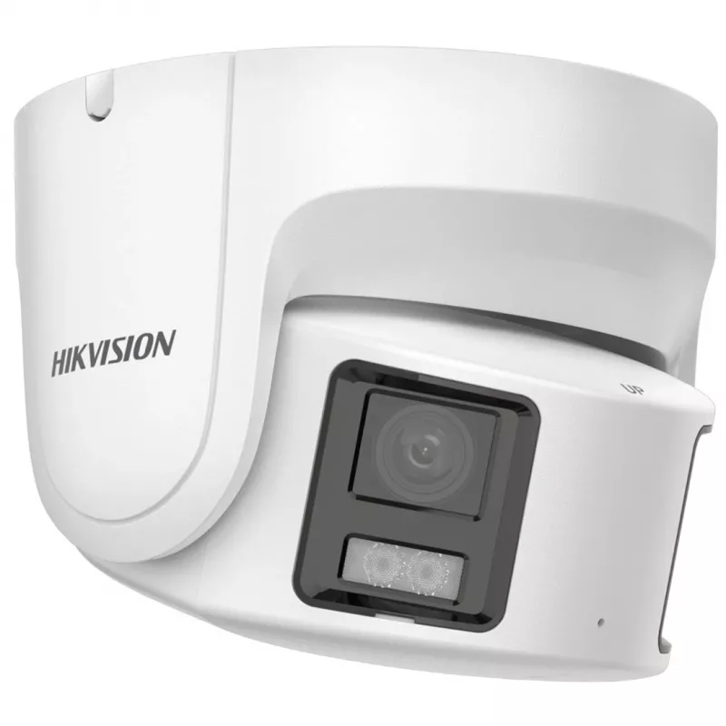 Telecamera IP Hikvision DS-2CD2387G2P-LSU/SL (4mm)(C) ColorVu panoramica turret, 8 MP, 4 mm, 180°, IP67, PoE, bianca