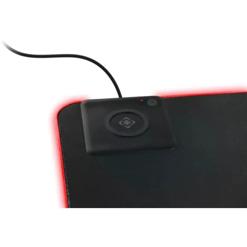Deltaco GAM-092 - nero - monocromatico - neoprene - USB - tappetino mouse gaming