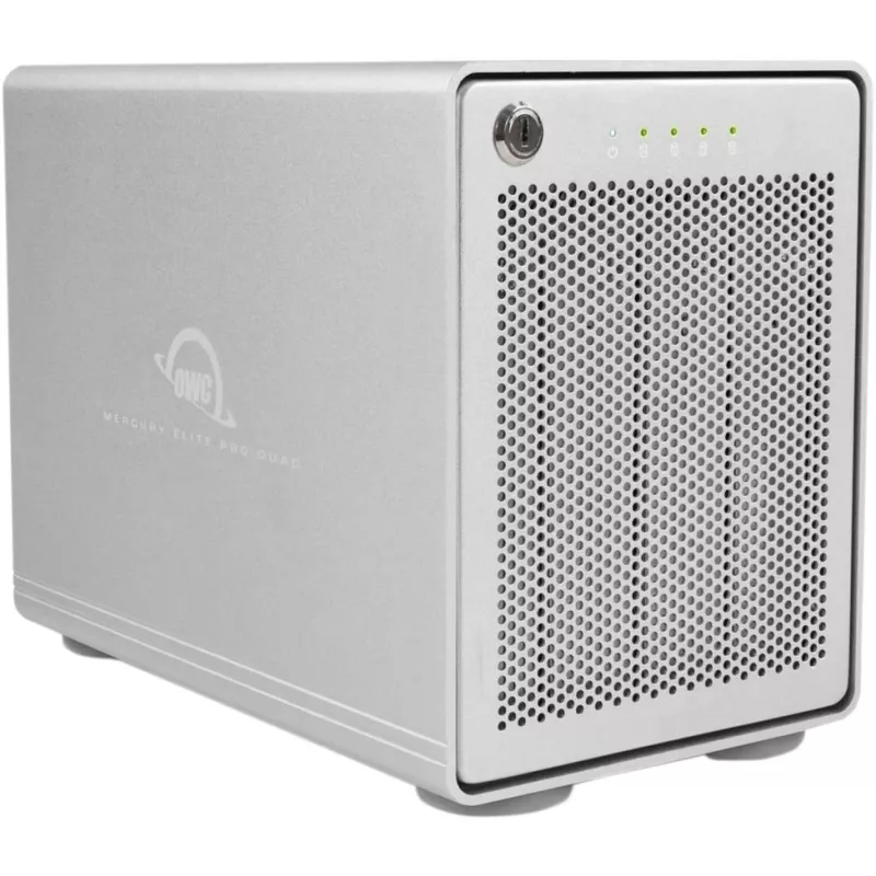 Mercury Elite Pro Quad, box per dischi argento, USB 3.2 Gen 2, RAID Ready