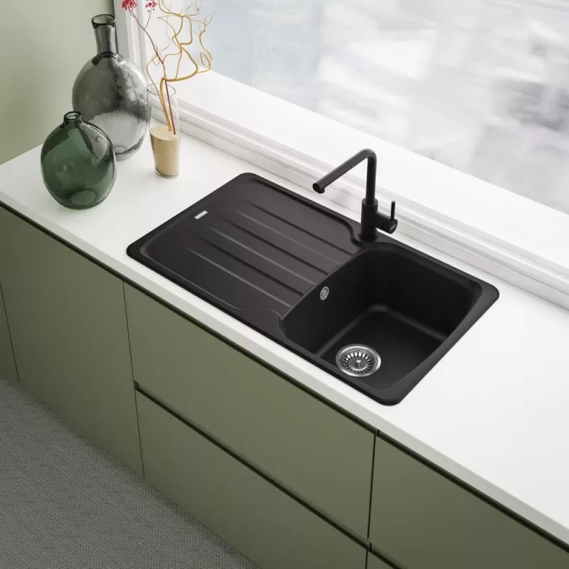 Rubinetto da cucina estraibile Franke Lina Black