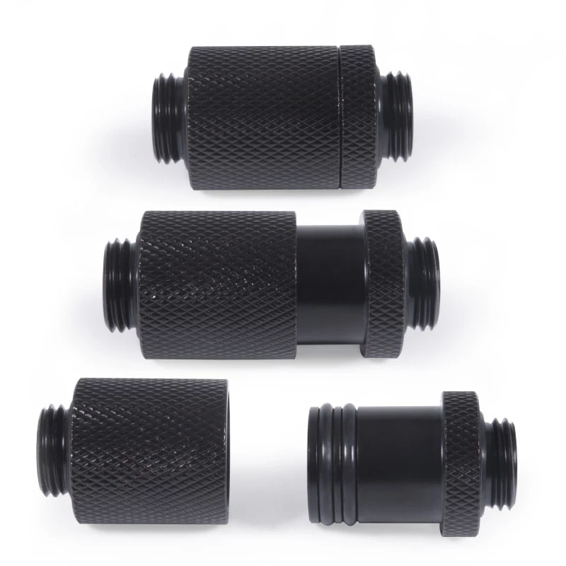 Alphacool ES D-Plug 25,5 mm G1/4 AG su G1/4 AG - Deep nero (17580)