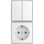 Interruttore a bilanciere combinato BUSCH JAEGER 2601/5/20 EAPBJ-524 (2TKA00005538)