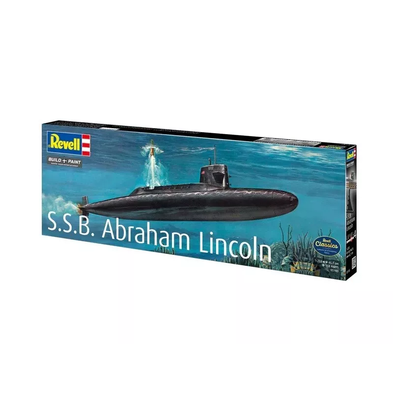 Modello in plastica nave REVELL S.S.B. Abraham Lincoln scala 1/253 kit
